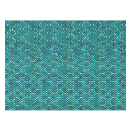 Nappe Golden Emerald Geometry (Devant (Horizontal))