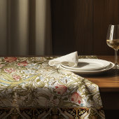 Nappe Golden Lilies Birds William Morris Motif