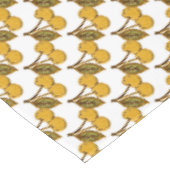 Nappe Golden Metallic Cherries Pattern (Angle)