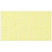 Nappe Golden Yellow Asian Moods Ikat Dots (Devant (Horizontal))
