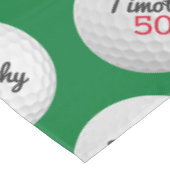 Nappe Golf Ball Anniversaire - 50e ou autre année (Angle)