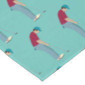Nappe Golfeurs Bleus Motif (Angle)