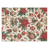 Nappe Gorgeous Poinsettia Flowers, Christmas Decorations (Devant (Horizontal))