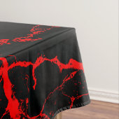 Nappe Goth nocturne d'horreur - Noir et Blanc, Rouge (In Situ)