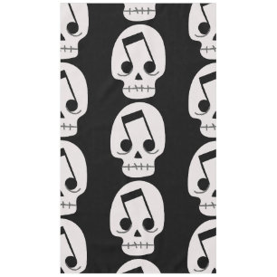Nappe goth note yeux crâne