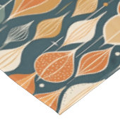 Nappe Gouttes Atomiques Ochre Milieu de Siècle Moderne (Angle)