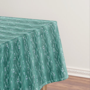 Nappe Gouttes de pluie sur du métal vert