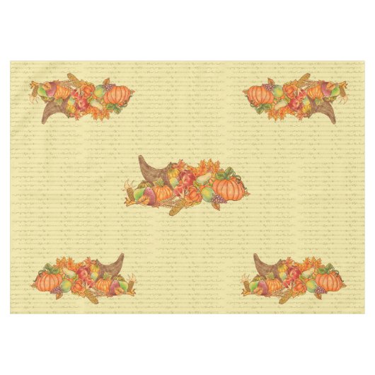 Nappe Grace Before Meals Thanksgiving Tablecloth (Devant (Horizontal))