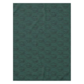 Nappe Graduation 2024 Casquette Motif noir et vert (Devant)