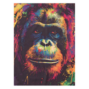 Nappe Graffiti sauvage Gorille de la jungle urbaine