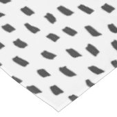 Nappe Graines de Marque Libre Noir et Blanc Cassé (Angle)