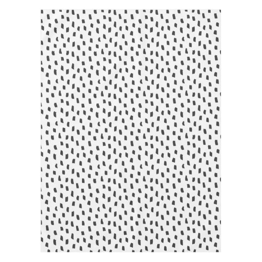 Nappe Graines de Marque Libre Noir et Blanc Cassé (Devant)
