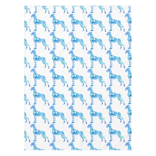 Nappe Grand Danois Paisley (Devant)