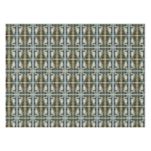 Nappe Grand héron blanc, des oiseaux d'Amérique d'Audubo (Devant (Horizontal))