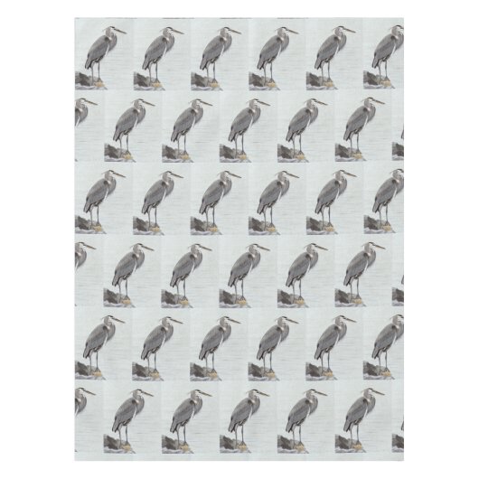 Nappe Grand héron bleu (Devant)