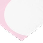 Nappe Grand motif de pois : Roses pâles (Angle)