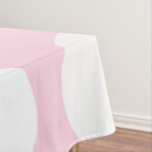 Nappe Grand motif de pois : Roses pâles (In Situ)