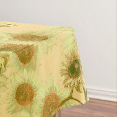 Nappe Grand Motif de tournesol (In Situ)