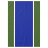 Nappe Grand Royal Blue Centre Forêt Green Stripes (Devant)