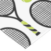 Nappe 🎾 Grand tennis noir et vert 🎾 blanc (Angle)