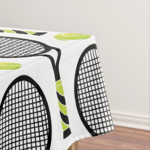 Nappe 🎾 Grand tennis noir et vert 🎾 blanc