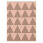 Nappe Grand Triangles géométriques Mocha Mousse Dusty ro (Devant)