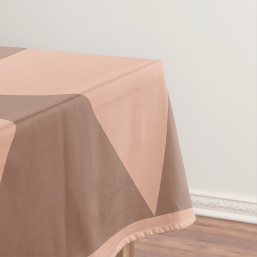 Nappe Grand Triangles géométriques Mocha Mousse Dusty ro (In Situ)