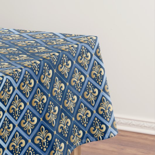 Nappe Grande Fleur De Lis Élégante (In Situ)