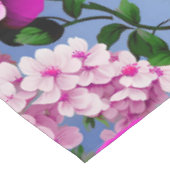 Nappe Grande Fleur Rose rétro violet (Angle)