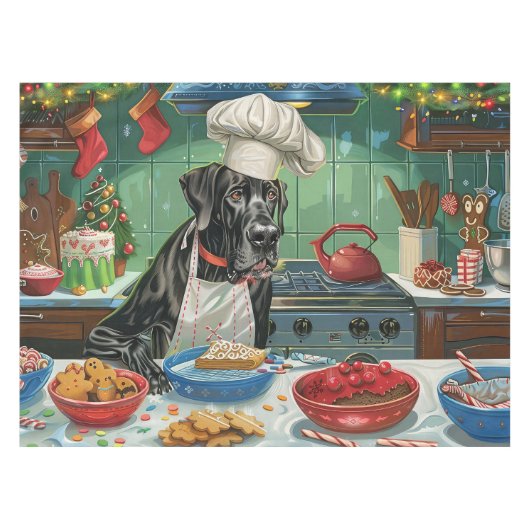 Nappe Grande pâtisserie de vacances Dane : Noël festif (Devant (Horizontal))