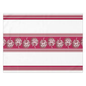 Nappe Grandes pinces de jacquard de luxe Raspberry (Devant (Horizontal))