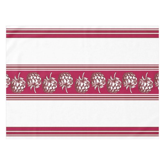 Nappe Grandes pinces de jacquard de luxe Raspberry (Devant (Horizontal))
