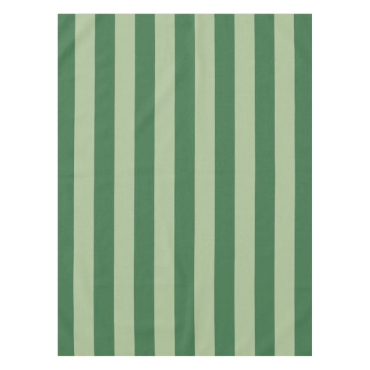 Nappe Grandes verticales Forêt Vert rayé (Devant)