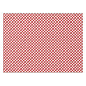 Nappe Grands points rétro - blanc et rouge (Devant (Horizontal))