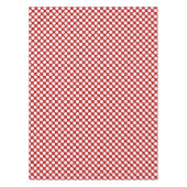 Nappe Grands points rétro - blanc et rouge (Devant)