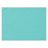 Nappe Grands points rétro - turquoise et aqua (Devant (Horizontal))