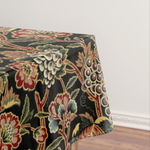 Nappe Grapevine & Fleurs Vintage Victorian Era Motif