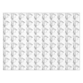 Nappe Graphique blanc noir moderne Vous êtes invité Moti (Devant (Horizontal))