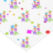 Nappe Graphique d'anniversaire en couleurs multiples et (Angle)