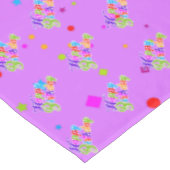 Nappe Graphique d'anniversaire en couleurs multiples et  (Angle)