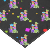 Nappe Graphique d'anniversaire multi-couleurs heureux su (Angle)