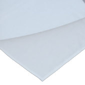 Nappe Graphique d'art fractal gris bleu Abstrait moderne (Angle)