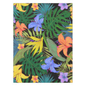 Nappe Graphique de fleur d'Aloha de Hawaii tropical (Devant)