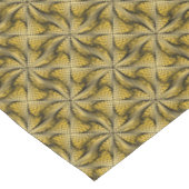 Nappe Graphique géométrique 3D spirale torse jaune (Angle)