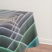 Nappe Graphique géométrique Turquoise moderne (In Situ)