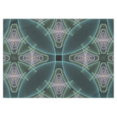 Nappe Graphique géométrique Turquoise moderne (Devant (Horizontal))