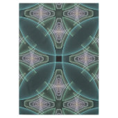 Nappe Graphique géométrique Turquoise moderne (Devant)
