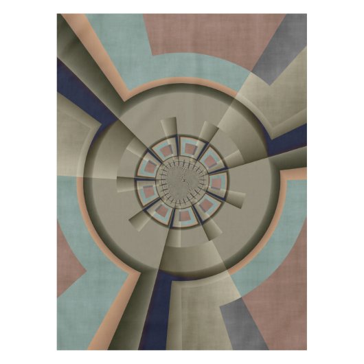 Nappe Graphisme d'art fractal de l'harmonie des couleurs (Devant)