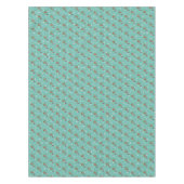 Nappe Gray Star Aqua Red Robin Wreath Noël (Devant)