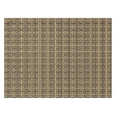 Nappe Grec Meander Carré clé H Motif Brown (Devant (Horizontal))